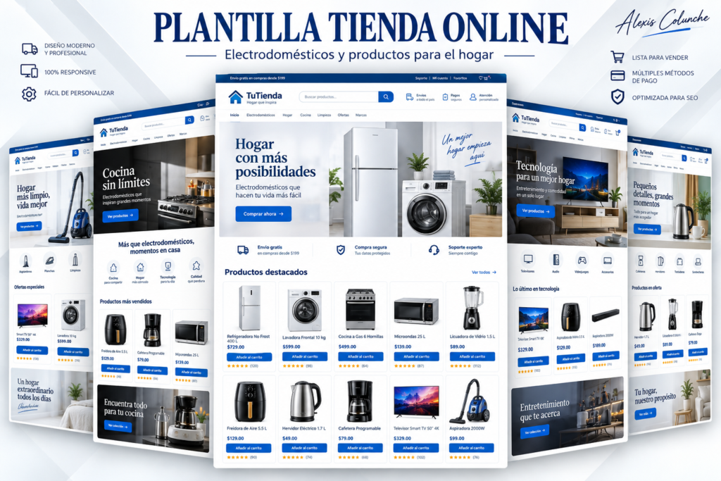 Tienda Electro Mobile — plantilla WordPress