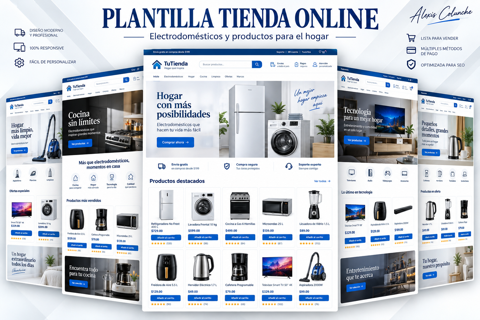 Tienda Electro Mobile — plantilla WordPress
